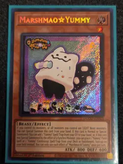 Marshmao Yummy DOOD-EN024 Secret Rare 1st Edition NM Yugioh - Image 1