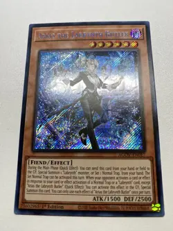 Yugioh Arias The Labrynth Butler Secret Rare 1st Edition AGOV-EN017 NM/M - Image 1