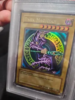2002 Yu-Gi-Oh! Dark Magician SDY #006 PSA 8 NM-MT SDY-006 With Foil Bleed - Image 3