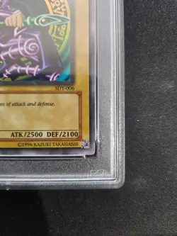 2002 Yu-Gi-Oh! Dark Magician SDY #006 PSA 8 NM-MT SDY-006 With Foil Bleed - Image 4