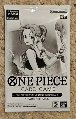 One Piece TCG EB03: Heroines English Campaign Dash Pack Box Topper Sealed - Image 1