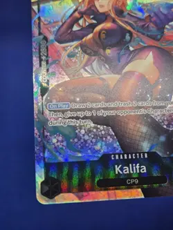 One Piece Pillars of Strength Kalifa OP03-081 Alternate Alt Art NM - Image 5