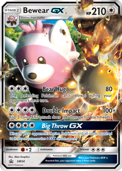 Bewear GX SM34 P SM Black Star Promos Pokemon NM/M - Image 4