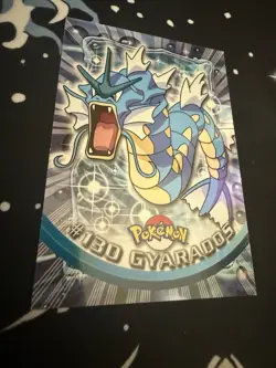 2000 Topps Pokemon Series 3 Silver Foil #130 Gyarados TV Animation - Image 2