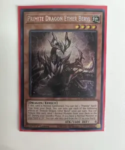 Yugioh! Primite Dragon Ether Beryl - BLMM-EN130 Secret Rare 1st Edition NM - Image 1