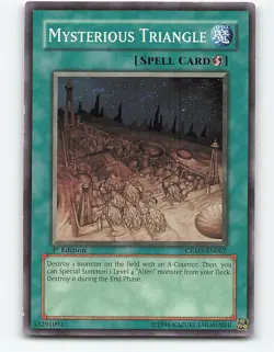 Mysterious Triangle #CRMS-EN062 1st Edition Yugioh Card - Image 1
