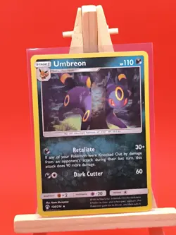 Umbreon 120/214 Lost Thunder Ultra Rare Exclusive Holo Pokemon Card - Image 3