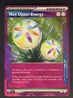 Neo Upper Energy 162/162 Temporal Forces Pokemon Card TCG NM - Image 1