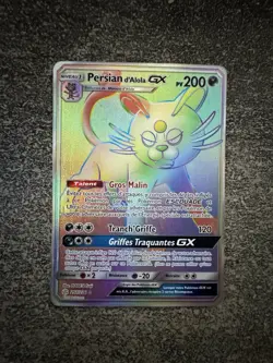 PERSIAN D’ALOLA GX RAINBOW - POKEMON 257/236 SL12 ECLIPSE COSMIQUE NEUF FR - Image 1