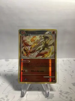 Pokemon Reverse Holo Ninetales HeartGold SoulSilver 7/123 Near Mint NM - Image 3