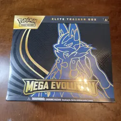 Pokemon TCG Mega Evolution Lucario Elite Trainer Box – SEALED ETB - Image 1