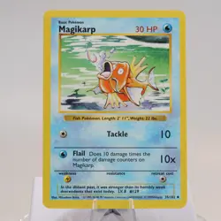 Pokemon TCG - Magikarp 35/102 Base Set Uncommon Shadowless WOTC 1999 - NM - Image 2