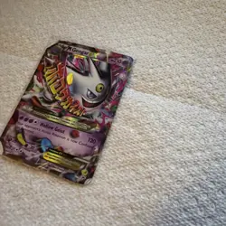 Pokemon TCG Mega Gengar EX Black Star Promos XY166 Shiny Holo Rare - Image 2