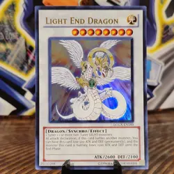 Yu-Gi-Oh! Light End Dragon LCGX-EN189 Ultra Rare UNLIMITED Excellent/VLP - Image 1