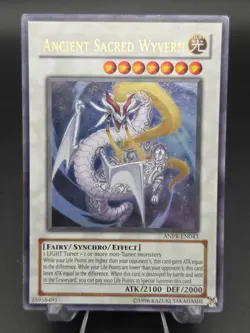 Ancient Sacred Wyvern ANPR-EN043 YuGiOh Ancient Prophecy 2009 Ultra Rare LP - Image 1