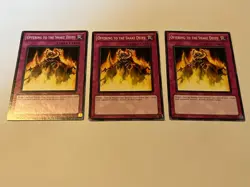 3X Offering to the Snake Deity - RYMP-EN085 - Yugioh Yu Gi Oh! 3 Playset Mixed - Image 1