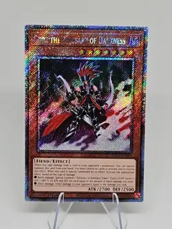 YUGIOH- Gorz the Emissary of Darkness - RA03-EN210 - Platinum Secret Rare - Image 1