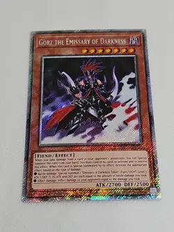 YUGIOH- Gorz the Emissary of Darkness - RA03-EN210 - Platinum Secret Rare - Image 2
