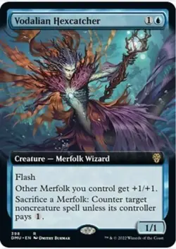 Vodalian Hexcatcher (Foil, Extended Art, #398, NM) Dominaria United (DMU), MTG - Image 1