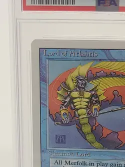 PSA 9 1994 MTG MAGIC THE GATHERING REVISED LORD OF ATLANTIS GRADED - Image 2