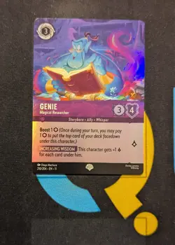 Genie - Magical Researcher 210/204 Epic Disney Lorcana Winterspell - Image 1
