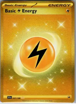 Basic Lightning Energy 257/198 Scarlet & Violet Base Set - Pokemon Card - NM - Image 1