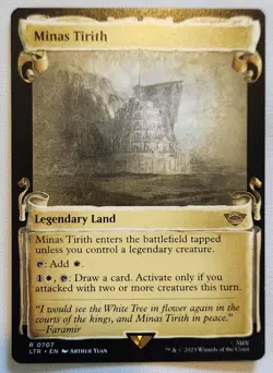 MTG [x1] Minas Tirith [x1] SHOWCASE SCROLLS LOTR Lord of the Rings M/NM - Image 1