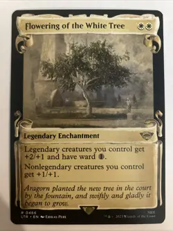 Flowering of the White Tree R Scrolls Regular 0466 | LTR Lord of the Rings | MTG - Image 1