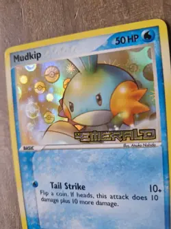 Pokemon TCG Mudkip 56/106 Ex Emerald Reverse Holo Stamped LP/NM - Image 2