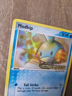 Pokemon TCG Mudkip 56/106 Ex Emerald Reverse Holo Stamped LP/NM - Image 3