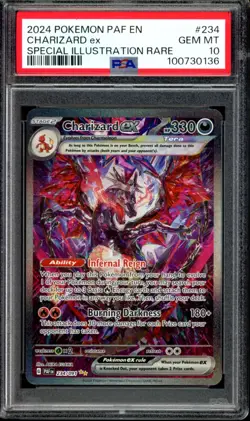 PSA 10 GEM MINT Charizard ex 234/091 SIR SV Paldean Fates 2024 Pokemon - Image 1