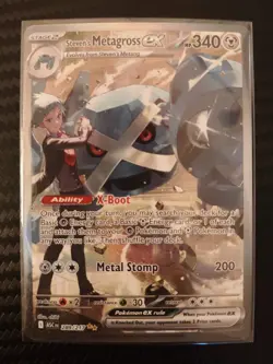 Steven's Metagross EX 289/217 SIR Illustration Pokemon Ascended Heroes Near Mint - Image 1