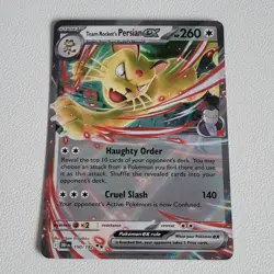 Team Rocket's Persian ex 150/182 Pokemon TCG Destined Rivals NM - Image 1