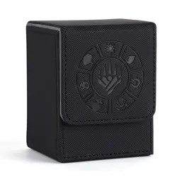 Arkeiliy Card Deck Box, 110+ Storage MTG Deck Box with 50 Pcs Card Sleeve, Colle - Image 4