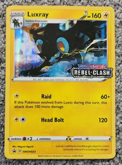 Sword & Shield Luxray SWSH023 Promo Cards Holo NM Free Shipping - Image 1