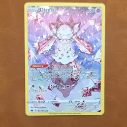 Pokemon Diancie GG13/GG70 Crown Zenith Galarian Gallery Ultra Rare Full Art Holo - Image 1