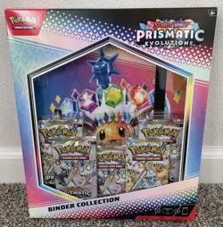 Pokemon TCG Prismatic Evolutions Binder Collection Box Factory Sealed BRAND NEW - Image 1