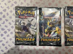4x Pokemon Sun & Moon Lost Thunder Booster Pack New & Sealed - Image 3
