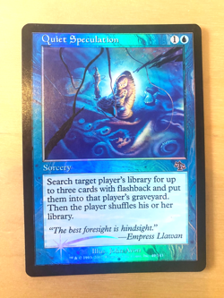 MTG Foil Quiet Speculation Judgment GD - Image 1