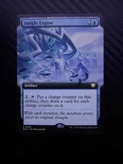 MTG- Insight Engine- Extended Art- Commander- Edge of Eternities- NM - Image 1