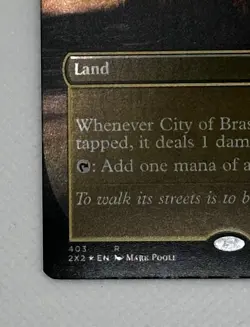 City of Brass Borderless Foil NM Unplayed Double Masters 2022 MTG - Image 5