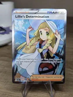 Lillie's Determination SR 169/132 Mega Evolution Pokemon TCG Near Mint - Image 1