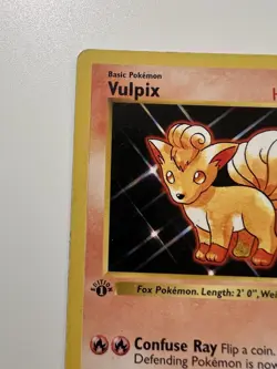 Pokemon TCG 1st Edition Shadowless Vulpix 68/102 MP-HP - Image 2