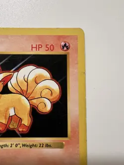 Pokemon TCG 1st Edition Shadowless Vulpix 68/102 MP-HP - Image 3