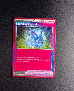 Pokemon Prismatic Evolutions Sparkling Crystal 129/131 ACE Spec Holo NM - Image 1