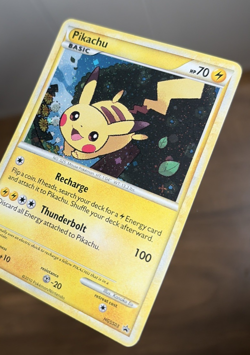 Pokemon TCG Pikachu Holo HGSS03 Black Star Promo LP - Image 2