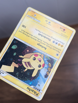 Pokemon TCG Pikachu Holo HGSS03 Black Star Promo LP - Image 3