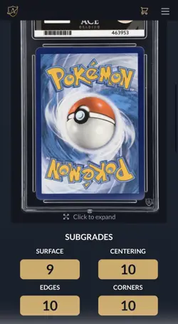 Pokemon TCG Mimikyu V Brilliant Stars Special Art Rare TG16 Ace 10 Gem Mint - Image 2