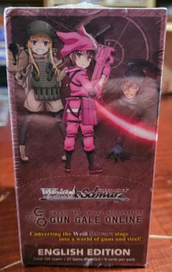 Weiss Schwarz ENGLISH SAO Sword Art Alternative Gun Gale Online Booster Box NEW - Image 1