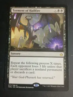 MTG Torment of Hailfire 77/199 Hour of Devastation Regular Rare Card - Image 1